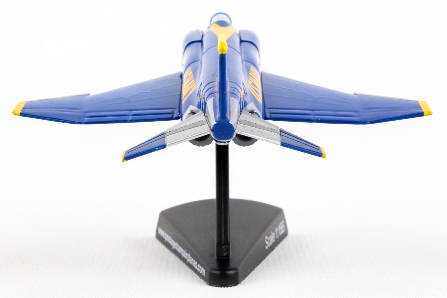 McDonnell Douglas F-4 Phantom II Blue Angels 1/155 Scale Model Rear View