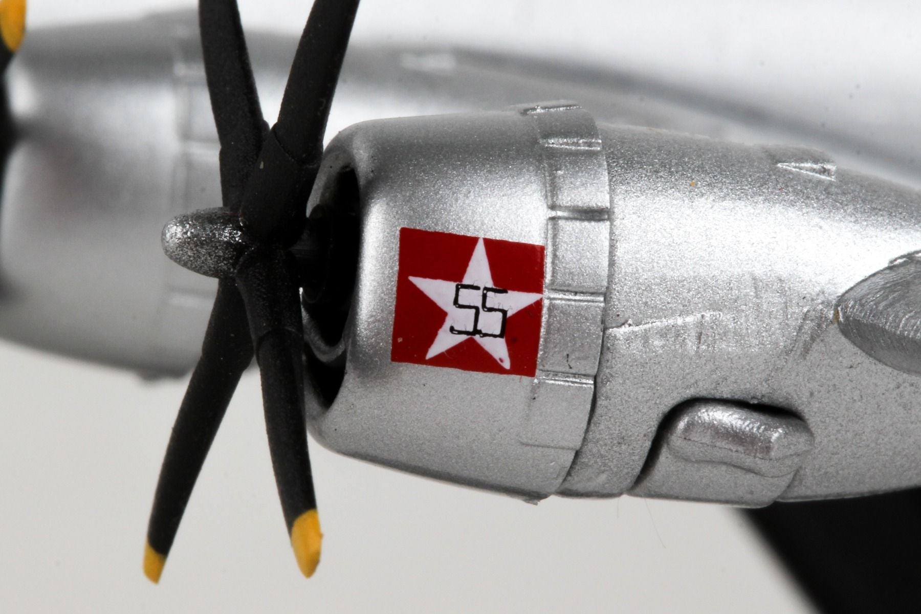 Boeing B-29 Superfortress “Jack’s Hack” 1/200 Scale Model Engine Detail