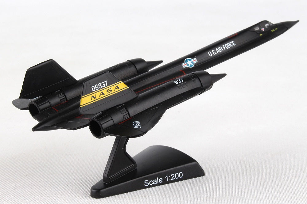 Lockheed YF-12 NASA 1:200 Scale Diecast Model Right Rear View