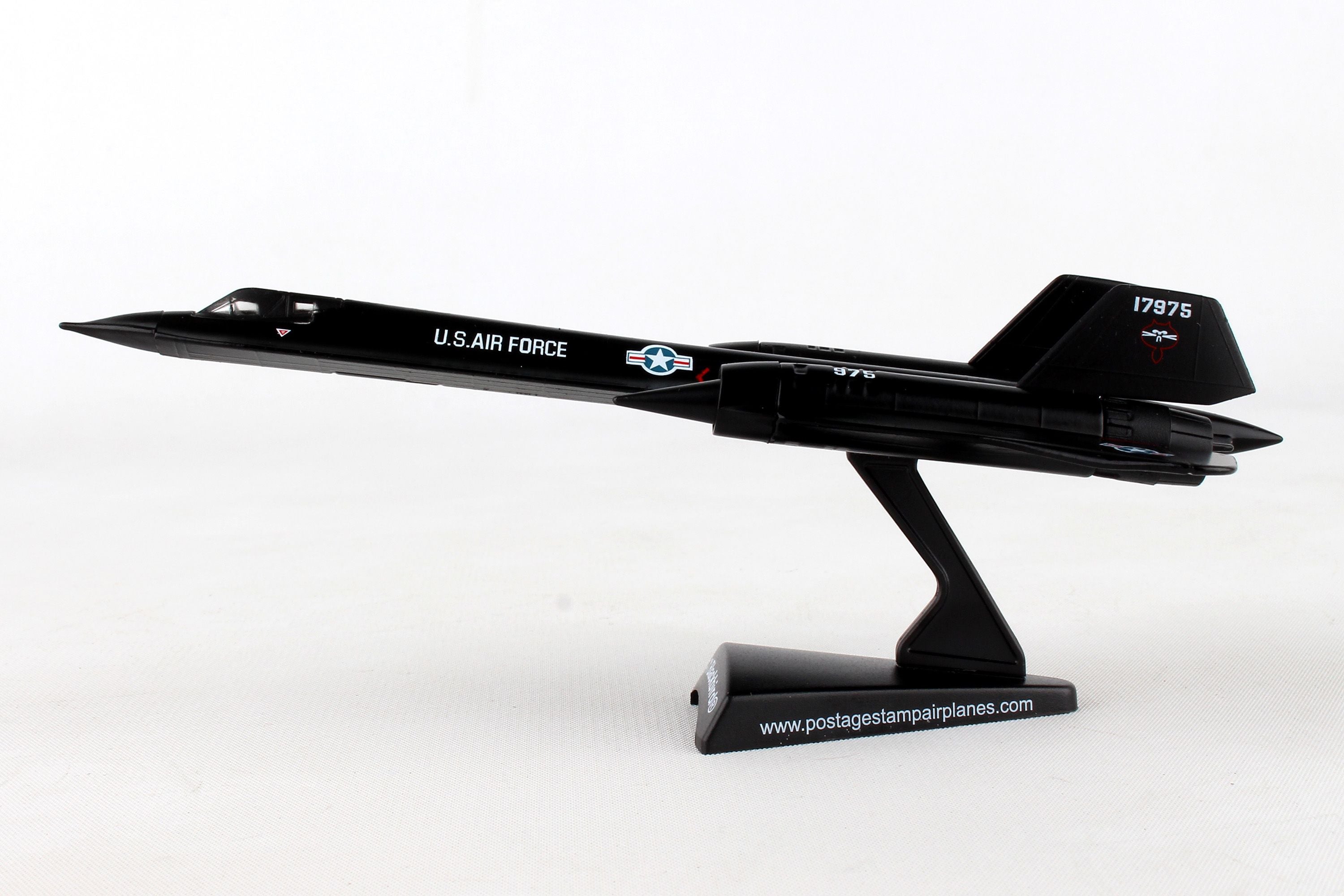 Lockheed SR-71 Blackbird USAF 1:200 Scale Diecast Model Left Side View