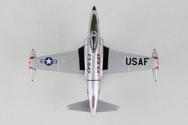 Lockheed F-80 Shooting Star 1:96 Scale Model By Daron Postage Stamp Top View