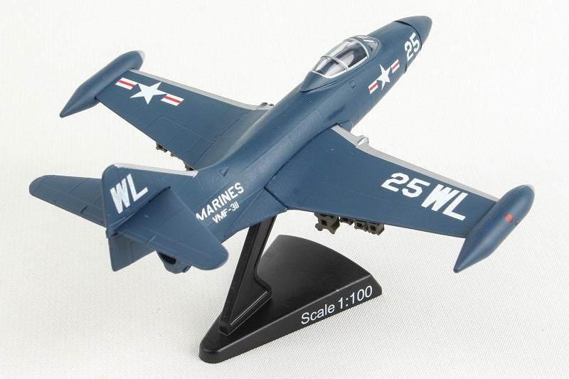 Grumman F9F Panther 1/100  Scale Model Right Rear View