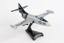 Grumman F9F Panther "The Blue Tail Fly",  1/100 Scale Model Right Front View