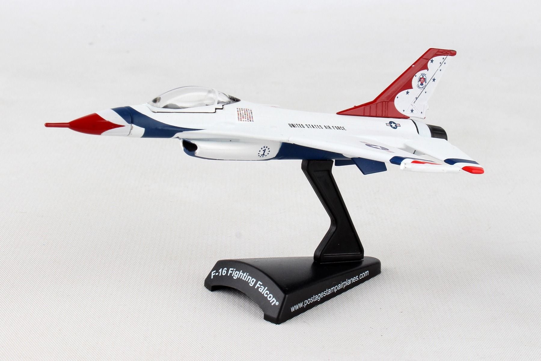 General Dynamics (Lockheed) F-16 Fighting Falcon “Thunderbirds”, 1:126 Scale Diecast Model