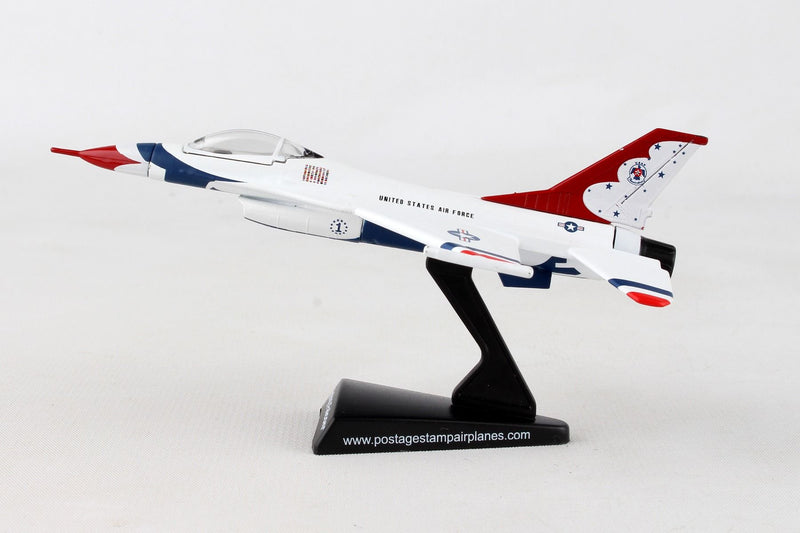 General Dynamics (Lockheed) F-16 Fighting Falcon “Thunderbirds”, 1:126 Scale Diecast Model Left Side View