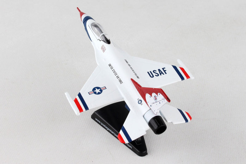 General Dynamics (Lockheed) F-16 Fighting Falcon “Thunderbirds”, 1:126 Scale Diecast Model Left Rear View