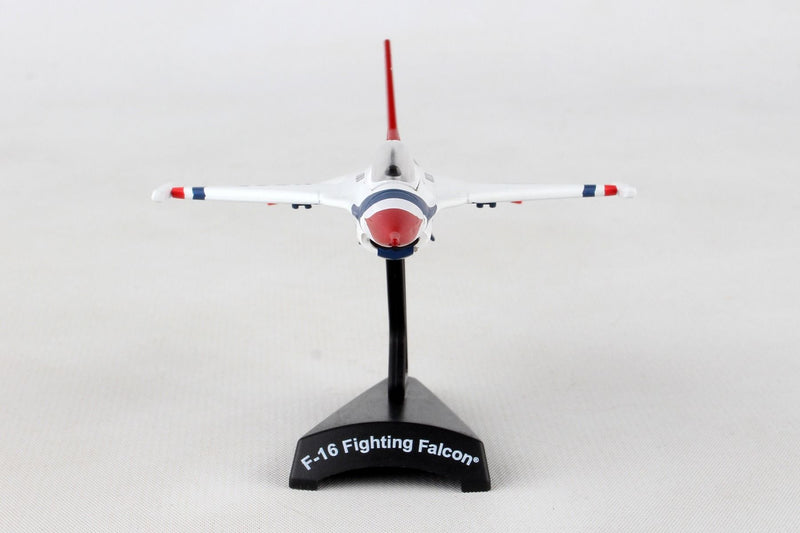 General Dynamics (Lockheed) F-16 Fighting Falcon “Thunderbirds”, 1:126 Scale Diecast Model Front View