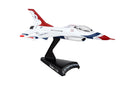 General Dynamics (Lockheed) F-16 Fighting Falcon “Thunderbirds”, 1:126 Scale Diecast Model Right Front View