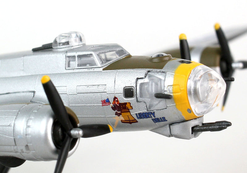 Boeing B-17G Flying Fortress “Liberty Belle” 1:155 Scale  Model By Daron Postage Stamp Nose Detail