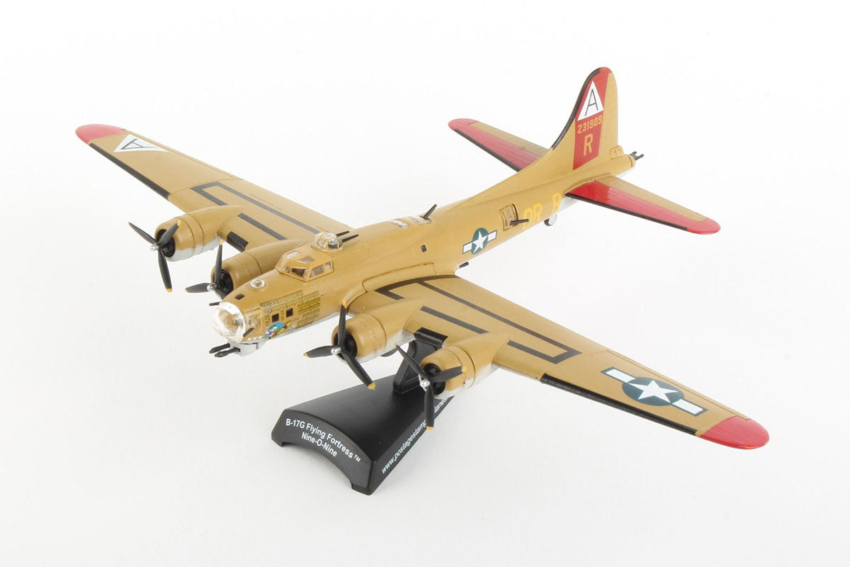 Boeing B-17G Flying Fortress “Nine-O-Nine” 1:155 Scale Diecast Model By Daron Postage Stamp