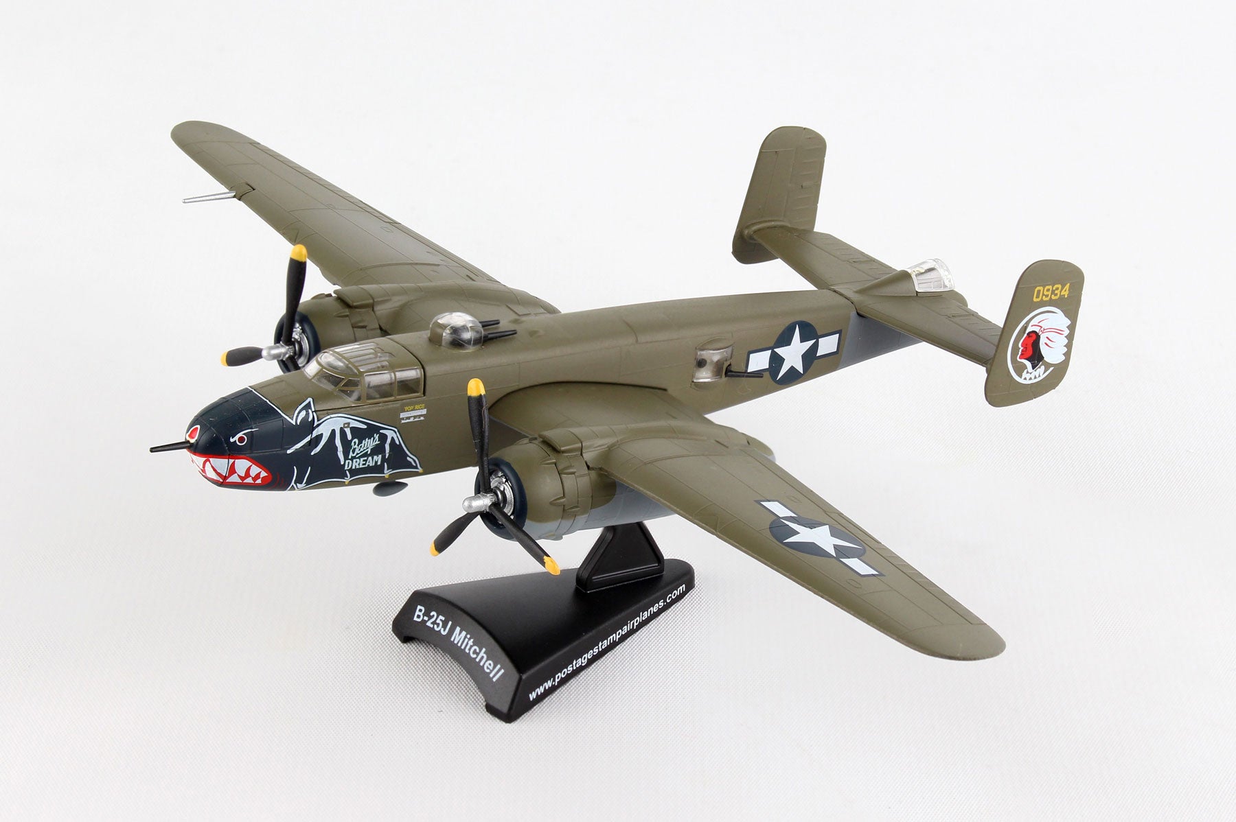 North American B-25J Mitchell “Betty’s Dream” 1:100 Scale Diecast Model