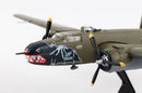 North American B-25J Mitchell “Betty’s Dream” 1:100 Scale Diecast Model Nose Art Close Up