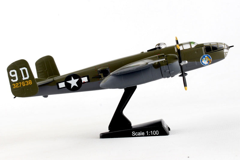North American B-25J Mitchell “Briefing Time” 1:100 Scale Diecast Model Right Side View