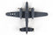 North American B-25J Mitchell “Briefing Time” 1:100 Scale Diecast Model Bottom View