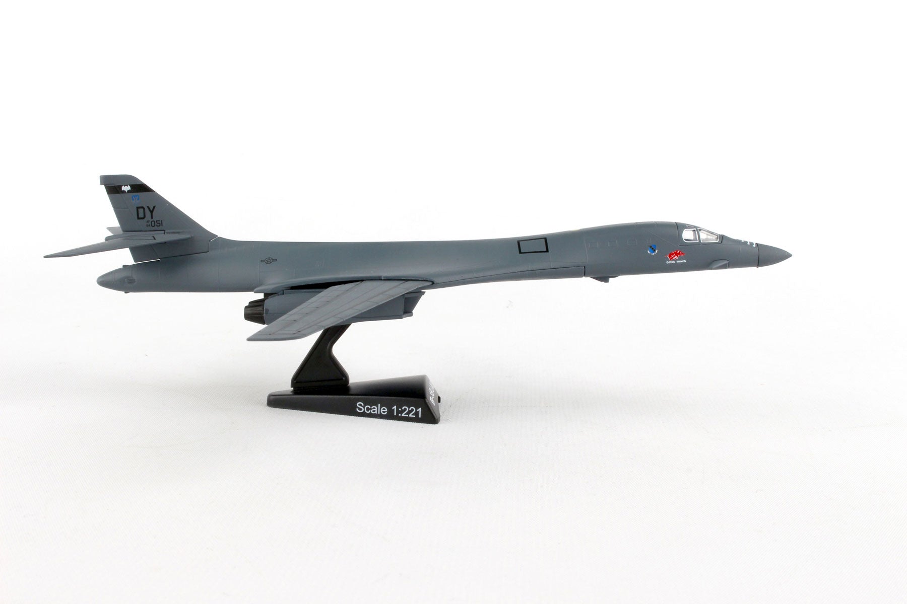 Rockwell International (Boeing) B-1B Lancer “Boss Hog” 1:221 Scale Diecast Model Right Side View