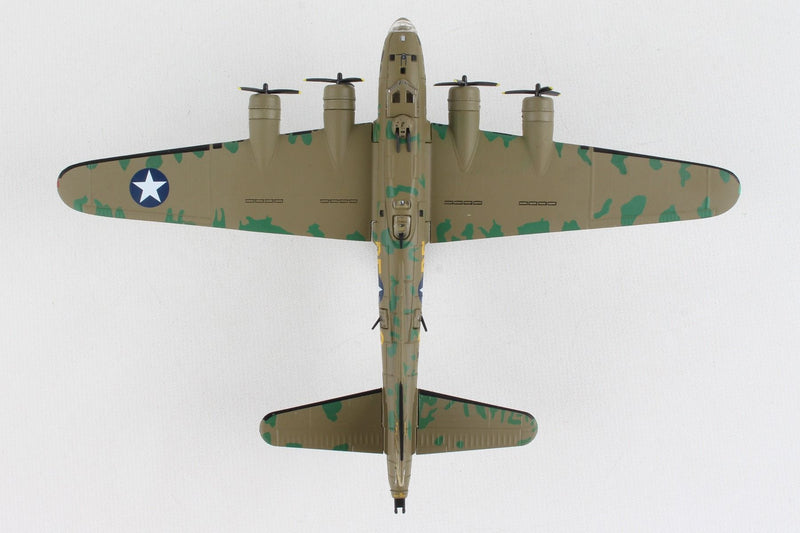 Boeing B-17F Flying Fortress “Memphis Belle” 1:155 Scale Diecast Model Top View