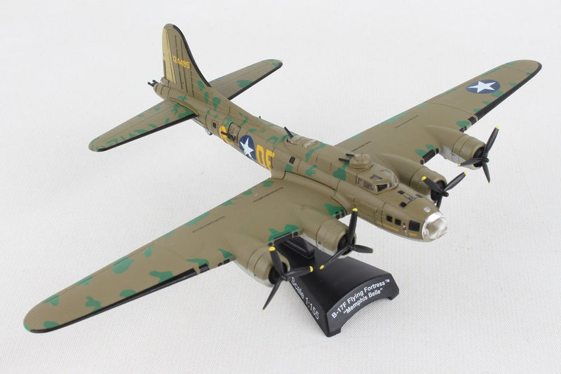 Boeing B-17F Flying Fortress “Memphis Belle” 1:155 Scale Diecast Model Right Front View
