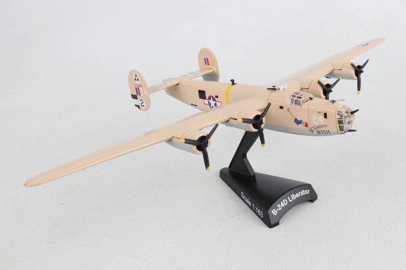 Consolidated B-24D “Strawberry Bitch” 1/163 Scale Diecast Model Right Front View