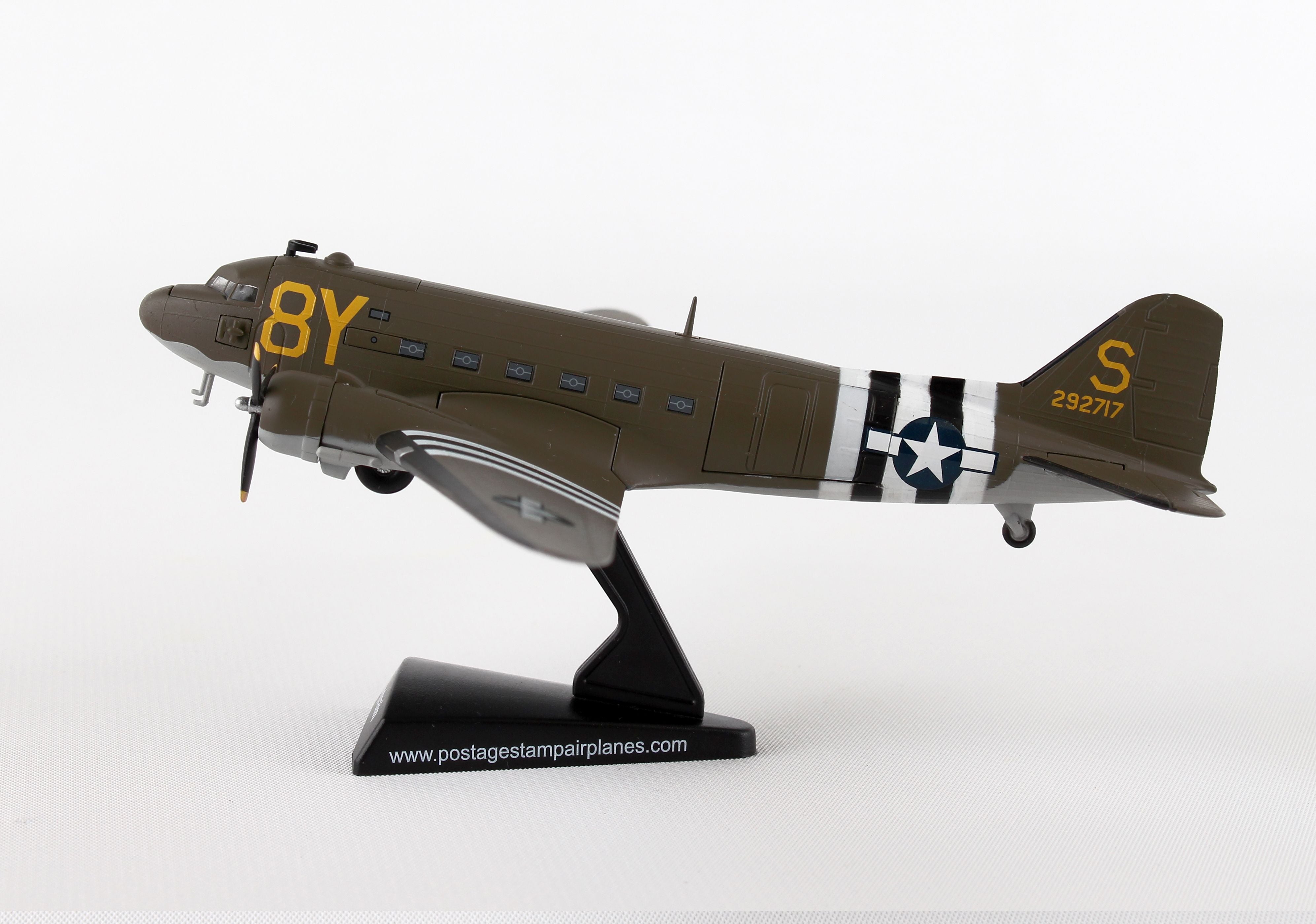 Douglas C-47 Skytrain “Stoy Hora” 1/144 Scale Model Left Side View