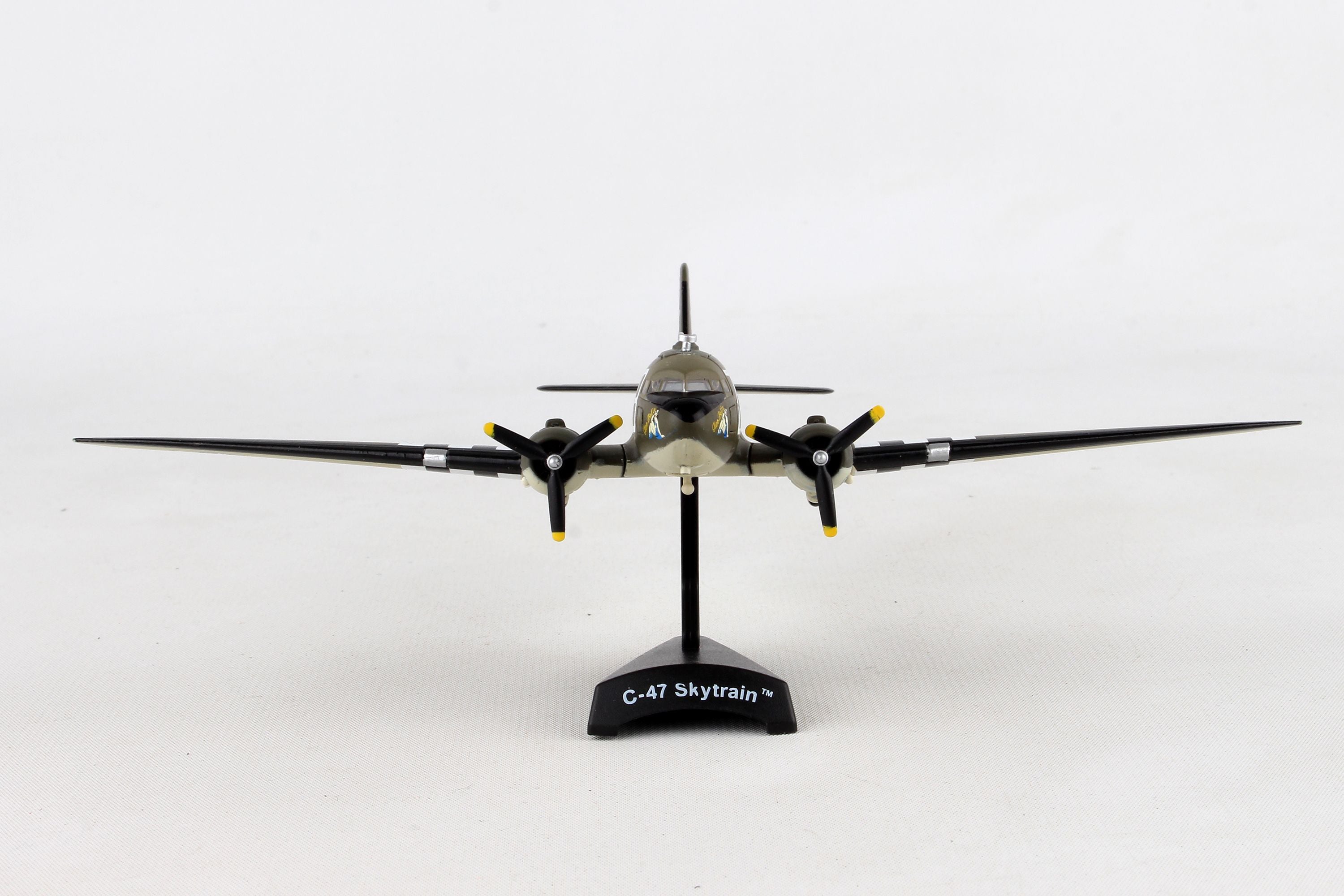 Douglas C-47 Skytrain “Tico Belle” 1/144 Scale Model Front View