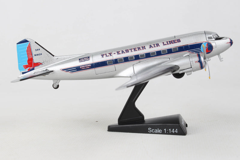 Douglas DC-3 Eastern Airlines, 1/144 Scale Model Right Side View