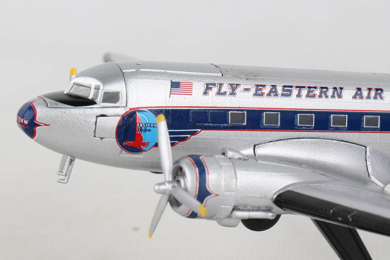 Douglas DC-3 Eastern Airlines, 1/144 Scale Model Nose Left Side Close Up