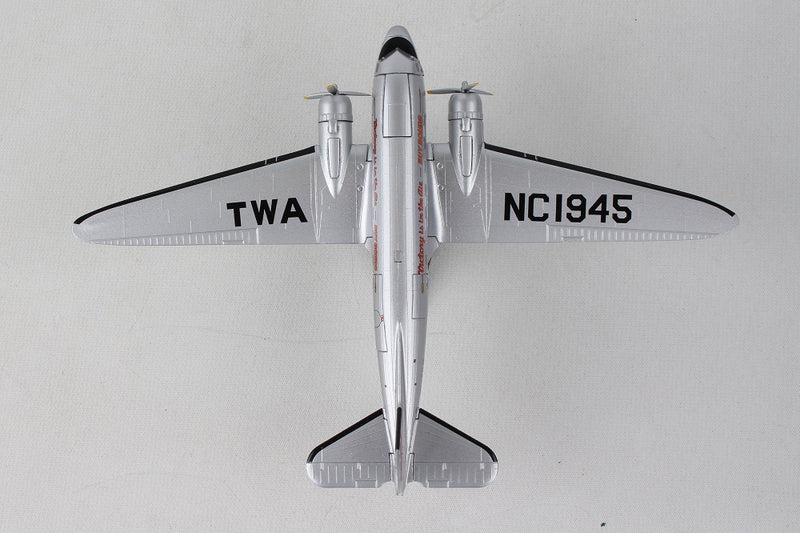 Douglas DC-3 Trans World Airlines  1/144  Scale Model Top View