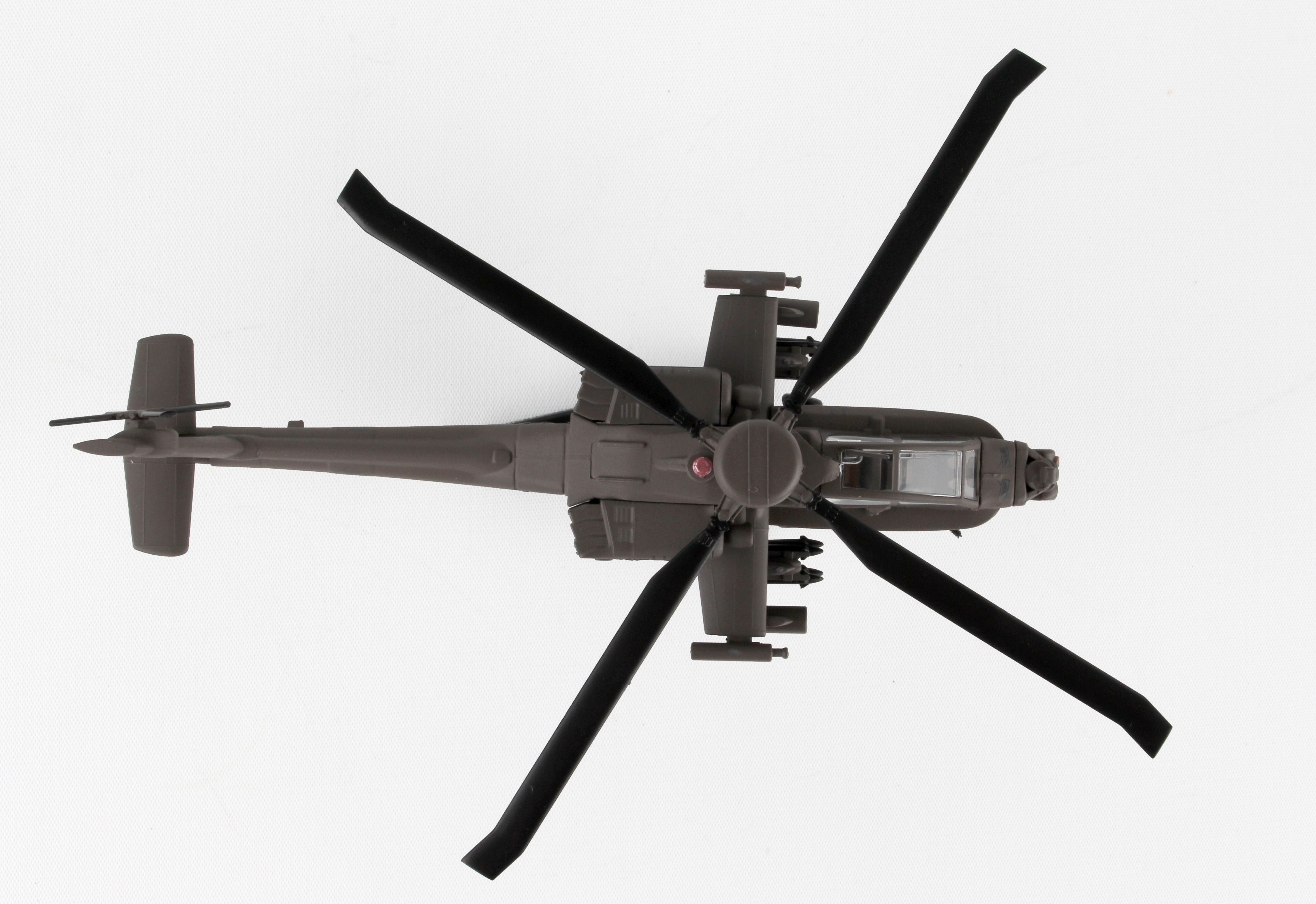 Boeing AH-64D Apache, 1:100 Scale Model Top View