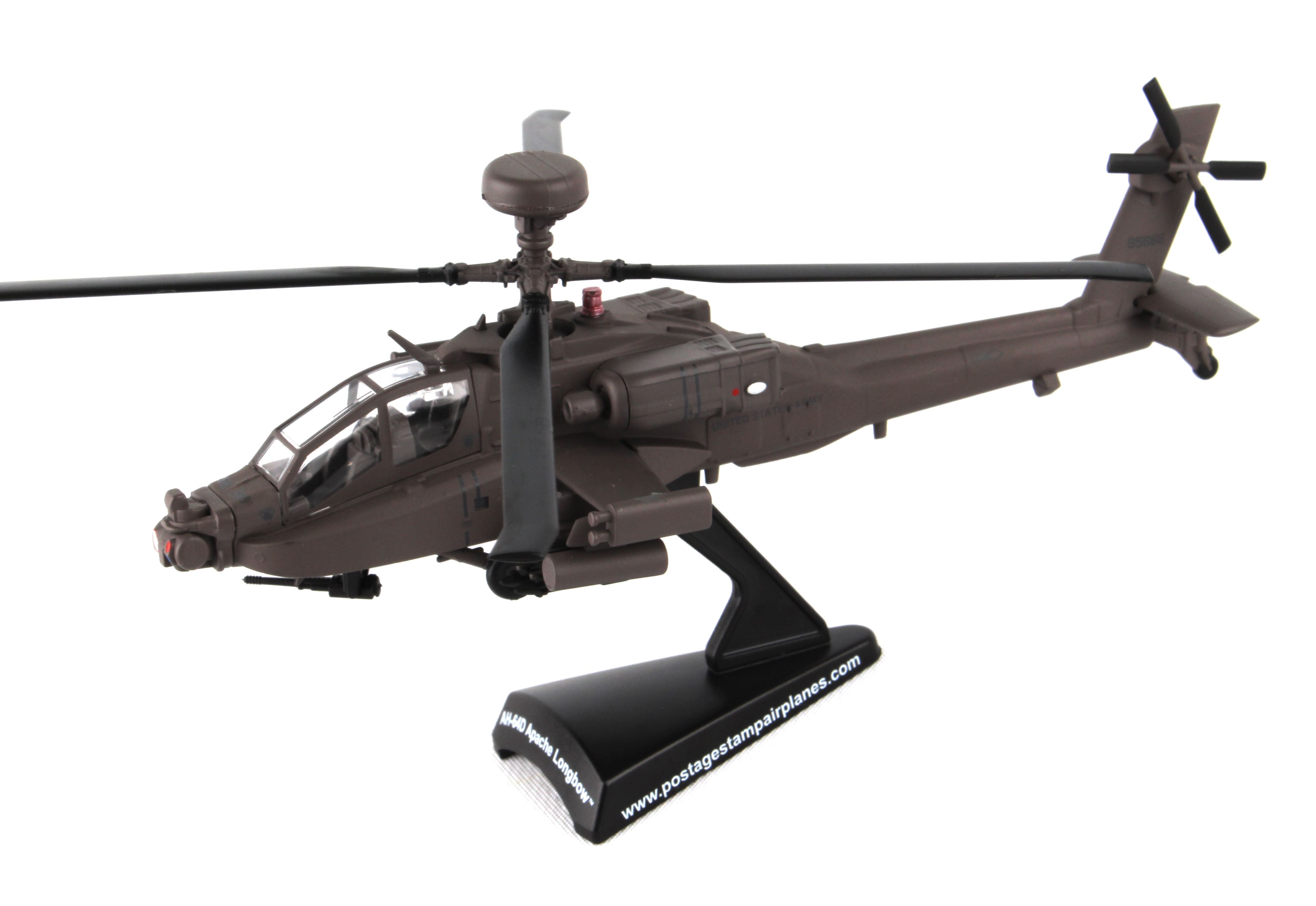 Boeing AH-64D Apache, 1:100 Scale Model Left Front View