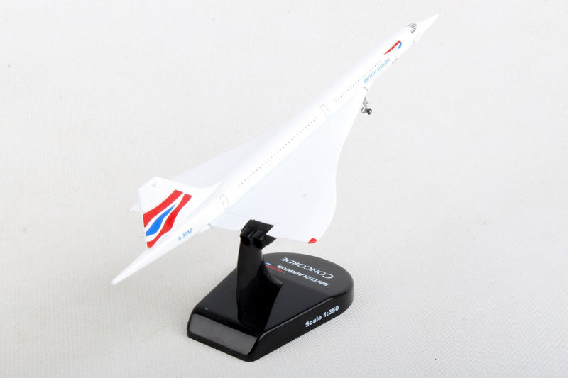 Aérospatiale/BAC Concorde British Airways 1/350 Scale Diecast Model Right Rear View