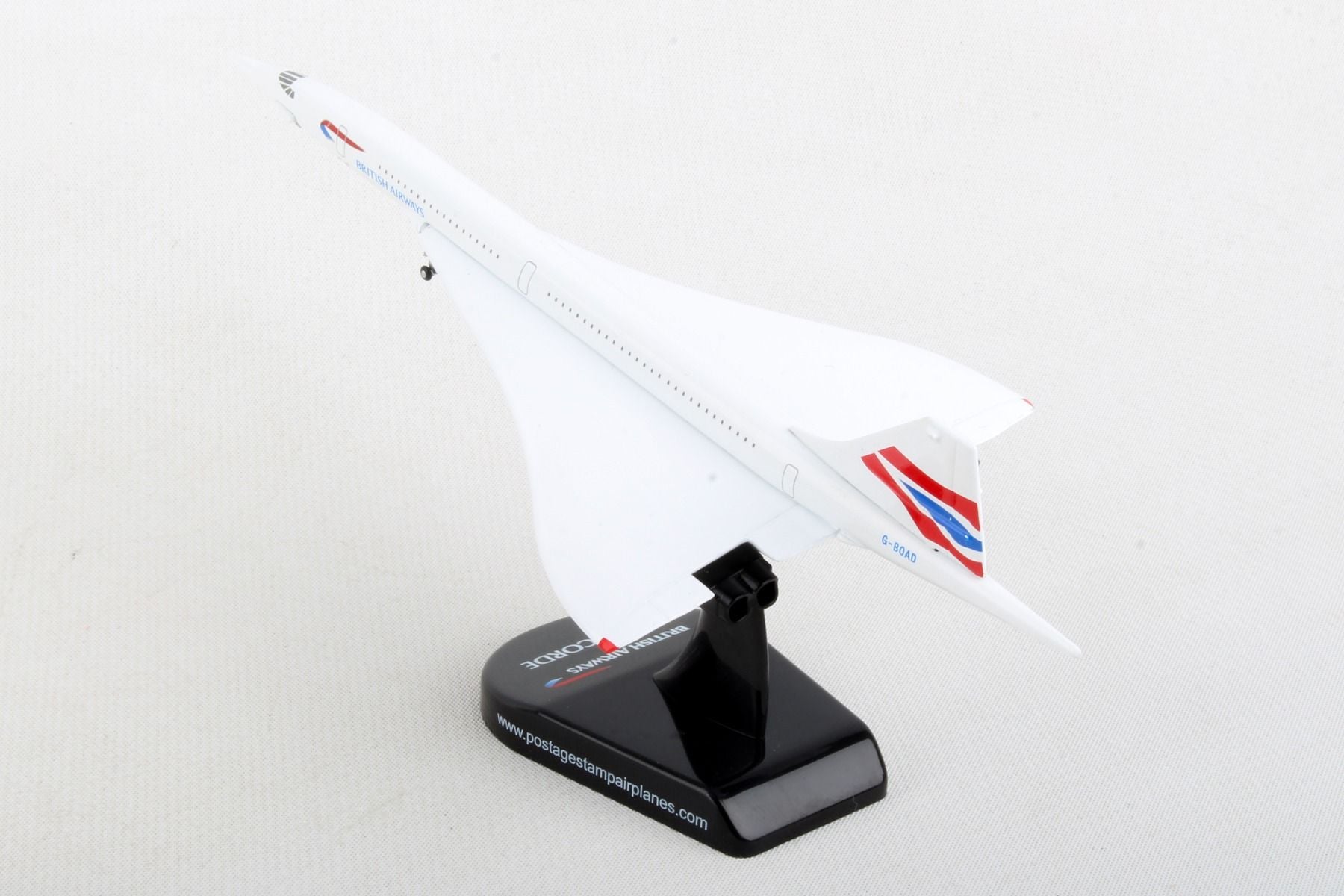 Aérospatiale/BAC Concorde British Airways 1/350 Scale Diecast Model Left Rear View