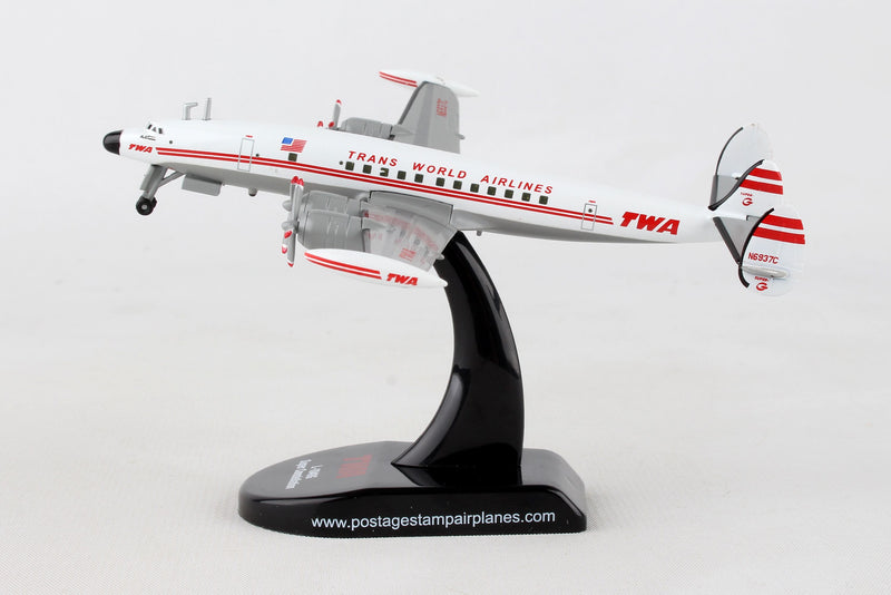 Lockheed L-1049 Super Constellation Trans World Airlines 1/300 Scale Model Left Side View