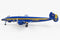 Lockheed C-121J (L-1049) Super Constellation Blue Angels 1/300 Scale Model Left Side On Ground View
