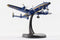Lockheed C-121J (L-1049) Super Constellation Blue Angels 1/300 Scale Model Right Front View
