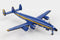 Lockheed C-121J (L-1049) Super Constellation Blue Angels 1/300 Scale Model Right Front On Ground View
