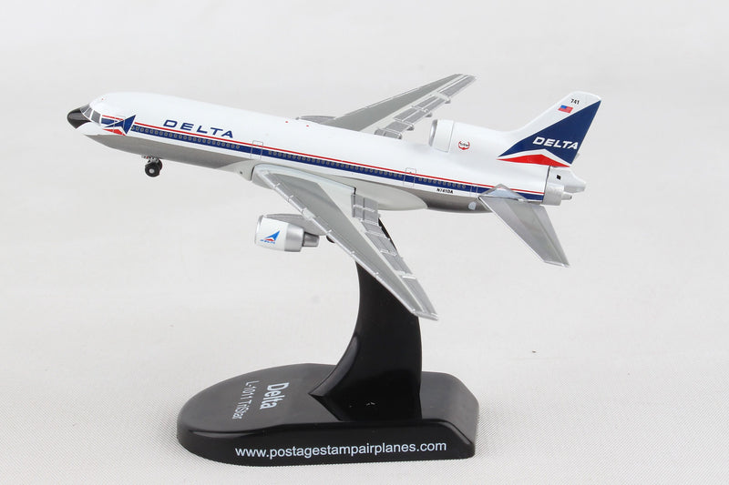 Lockheed L-1011-250 Tristar Delta Airlines, 1/500 Scale Diecast Model Left Side View