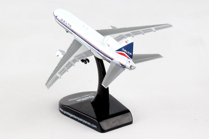 Lockheed L-1011-250 Tristar Delta Airlines, 1/500 Scale Diecast Model Left Rear View