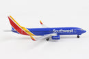 Boeing B737-800 Southwest Airlines, 1/300 Scale Diecast Model Right Side No Stand