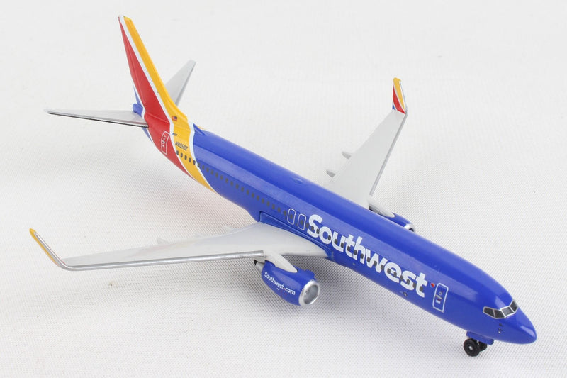 Boeing B737-800 Southwest Airlines, 1/300 Scale Diecast Model Right Front No Stand