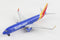 Boeing B737-800 Southwest Airlines, 1/300 Scale Diecast Model Left Front No Stand