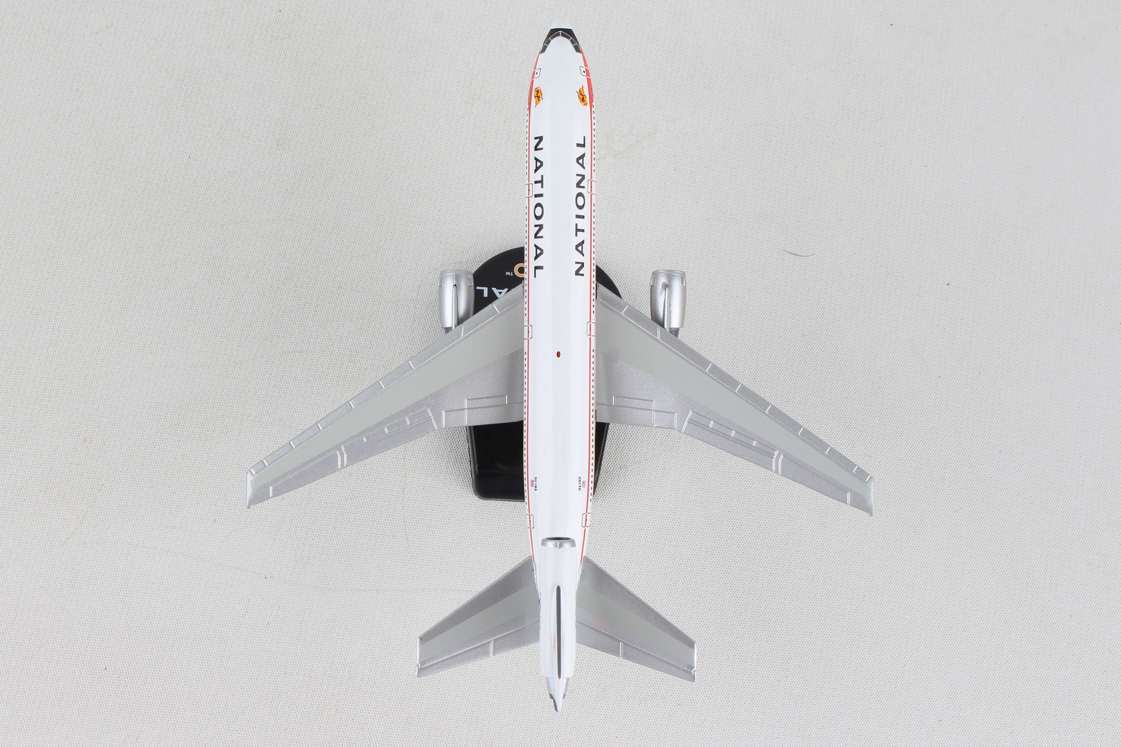 McDonnell Douglas DC-10 National Airlines, 1/400 Scale Diecast Model Top View