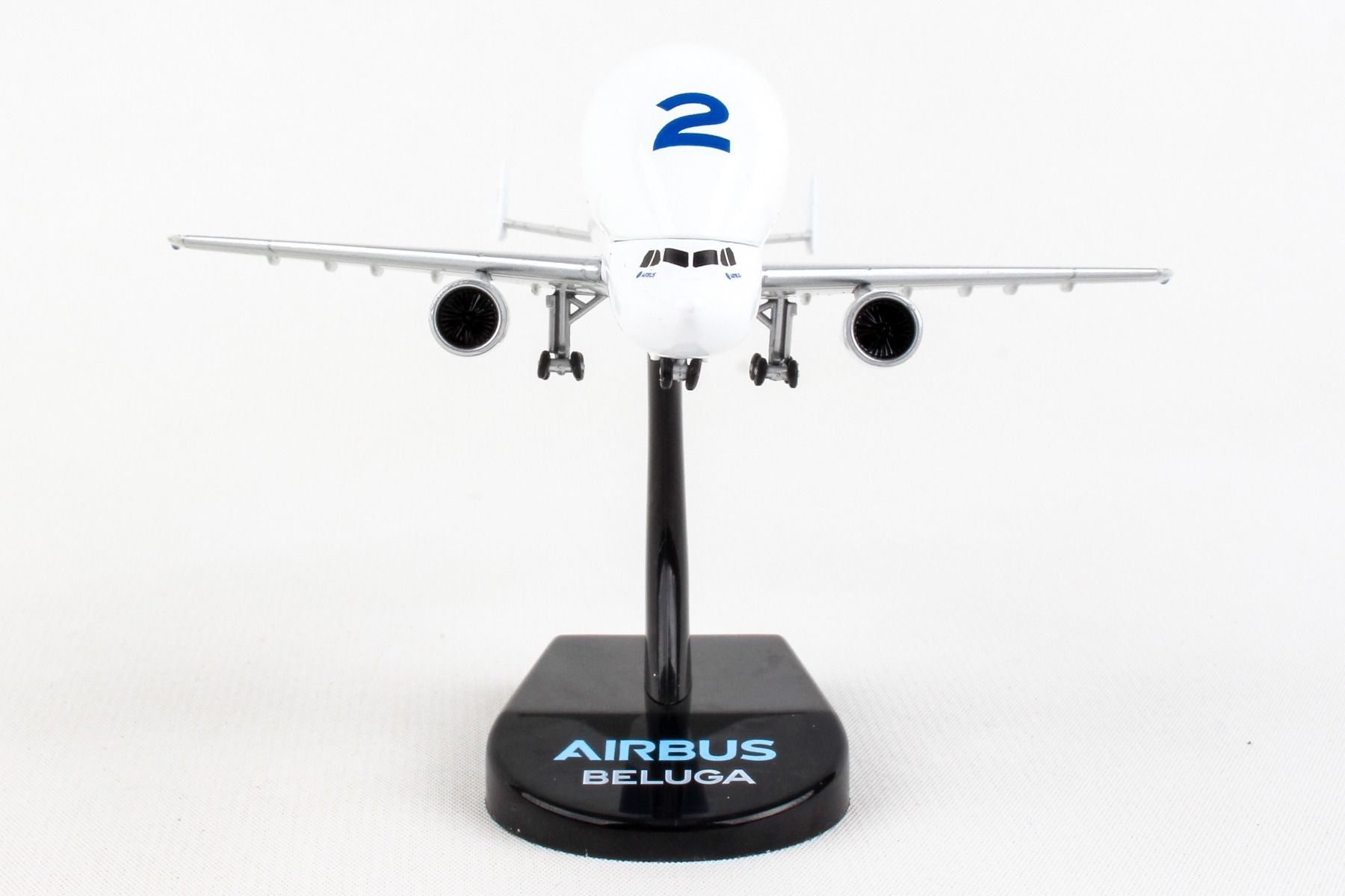 Airbus A300-600ST Beluga #2, 1/400 Scale Diecast Model Front View