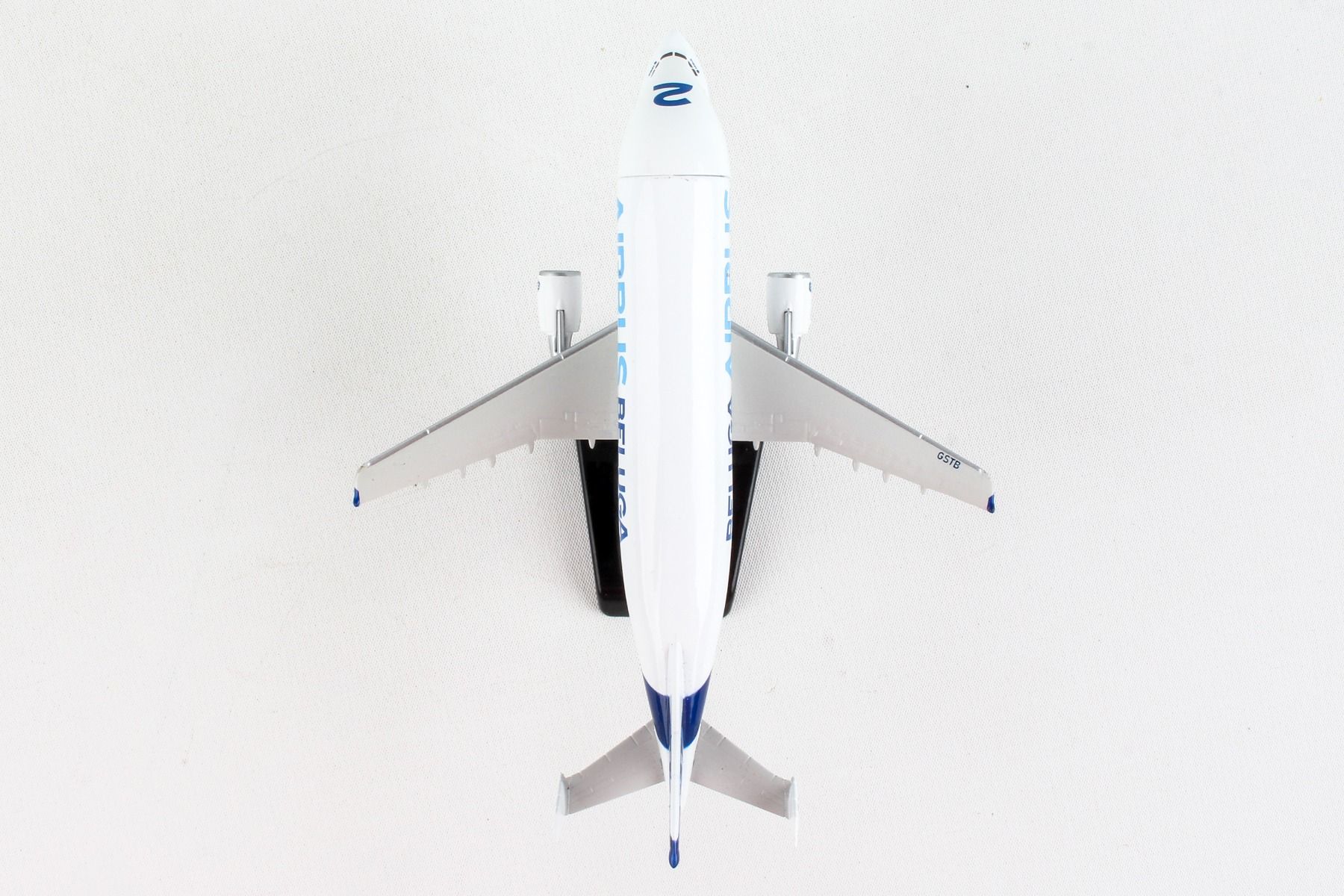 Airbus A300-600ST Beluga #2, 1/400 Scale Diecast Model Top View