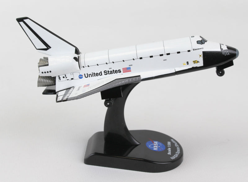 Rockwell International Space Shuttle Orbiter Discovery, 1/300 Scale Diecast Model Right Side View