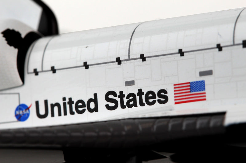 Rockwell International Space Shuttle Orbiter Discovery, 1/300 Scale Diecast Model Side Close Up