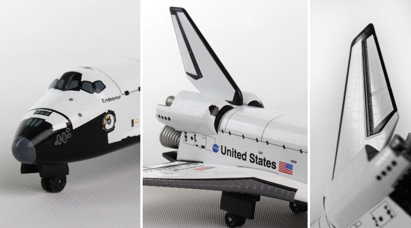 Rockwell International Space Shuttle Orbiter Endeavour, 1/300 Scale Diecast Model Close Ups