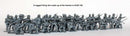 American Civil War Union Infantry In Sack Coats Skirmishing 1861-1865, 28 mm Scale Model Plastic Figures Box Contents