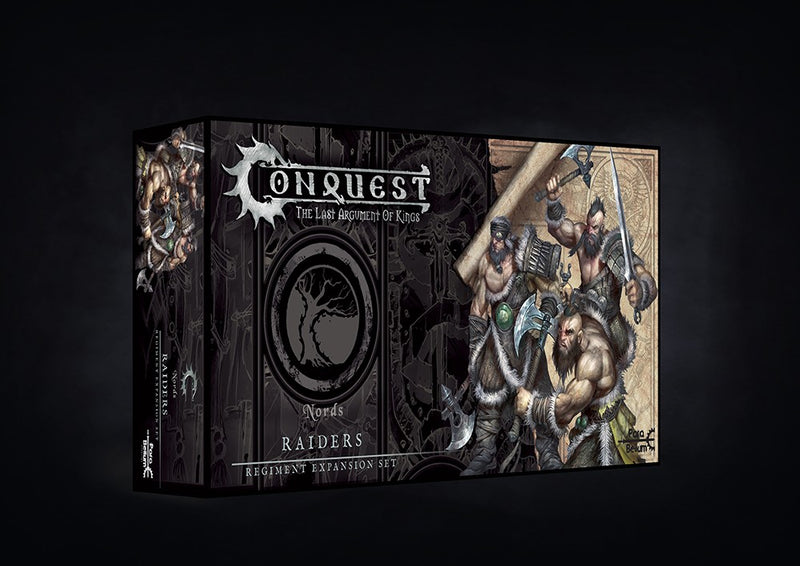 Conquest Nords Raiders, 38 mm Scale Model Plastic Figures