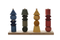Rainbow Colored XL Wood Stacking Toy By Wooden Story