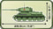 T-34/85 Tank, 668 Piece Block Kit Side Dimensions